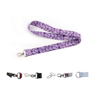 1" Full Color Dye-Sublimated Lanyard