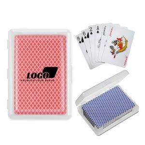 Standard Playing Cards in Reusable Plastic Case