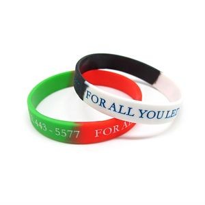 Two Color Silicone Bracelet