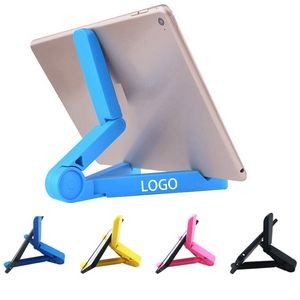 Foldable Triangular Cell Phone & Tablet Stand