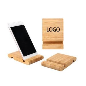 Double Sided Bamboo Phone Stand
