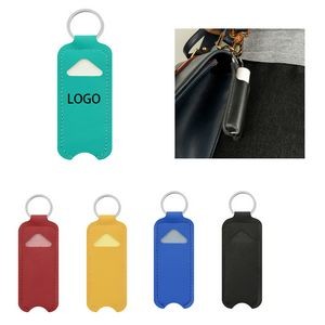 Portable Keychain Lipstick Storage Bag