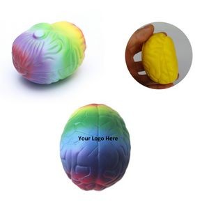 Colorful Soft Brain Stress Reliever