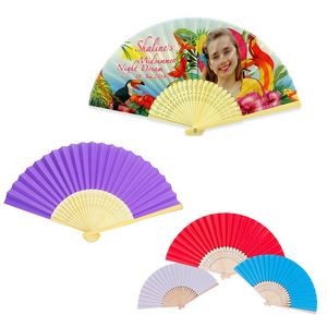 Various Folding Paper Fan - Two Sides
