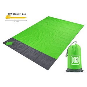 Two-Tune Waterproof Foldable Picnic Beach Blanket In a Pouch