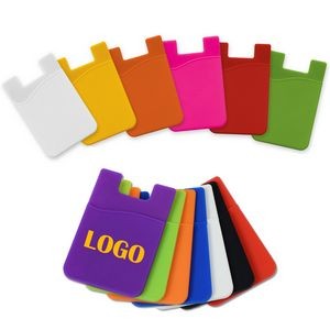 Silicone Cell Phone Wallet/Card Sleeve