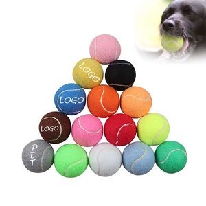 2 1/2" Various Promotional Pet Fetch Toy Tennis Ball