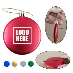 Full Color Round Flat Christmas Ornaments
