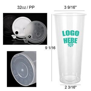 32 Oz. Clear Plastic Disposable Cup