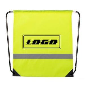 Safety Reflective Drawstring Sport Bags