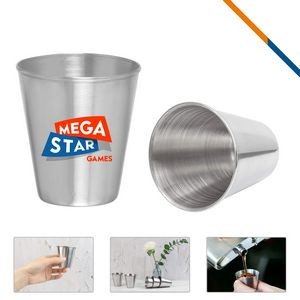 Stacy Stainless Steel Shot Glasses - 2.5 OZ.