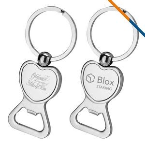 Heart Bottle Opener Keychain