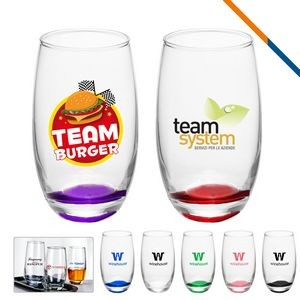 Thelma Clear Stemless Wine Glasses - 15 Oz.