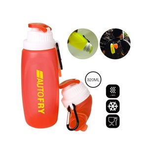 H2O Collapsible Water Bottle Small (11 Oz.) (Orange)