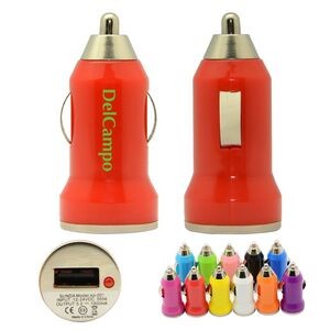 Bullet USB Car Charger (Red)