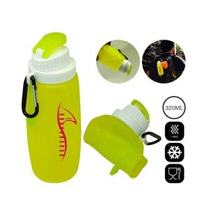 H2O Collapsible Water Bottle Small (11 Oz.) (Yellow)
