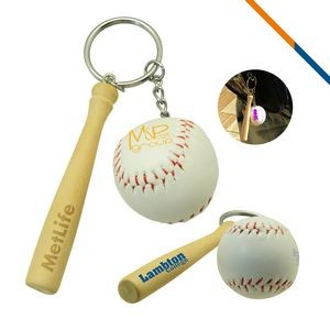Baseball Bar Keychain