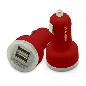 Piston USB Car Charger (Red)