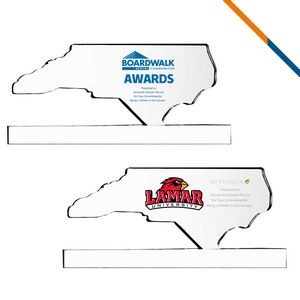 Lar North Carolina Crystal Award - Large