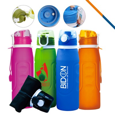 1000 mL X-LG H2O Collapsible Water Bottle