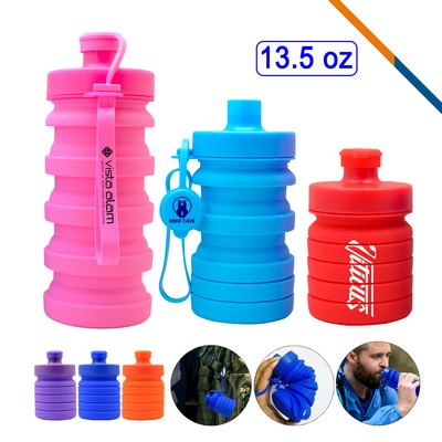 Spring Collapsible Water Bottle