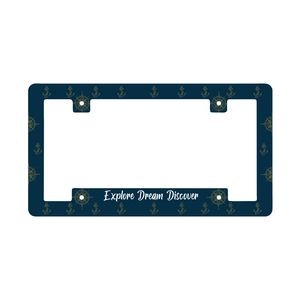 Full Color Aluminum License Plate Frame