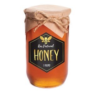 Honey Paper Faux Foil Square Labels