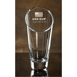 Riser Crystal Vase Award - 12"