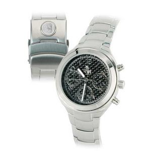 Women's Stylish Dual Tone Chrome Case Wristwatch