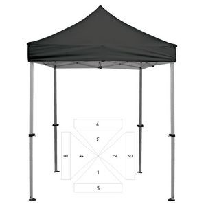 6' Square Tent w/8 Imprint Locations