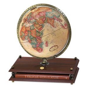 Premier Antique Ocean Desk Globe