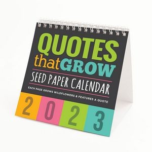 Quotes That Grow Premium Plantable Eco Calendar