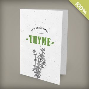 It's Christmas Thyme Corporate Holiday Card