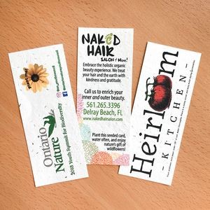 Small Seed Paper Bookmark, 1-Sided
