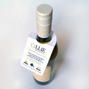 Single-Sided Small Plantable Bottle Tag with Rounded Corners