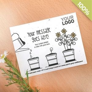 Grow Pots Small Seed Paper Panel Card