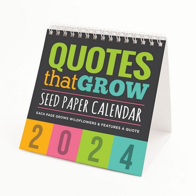 Premium Plantable Eco Calendar - Quotes That Grow