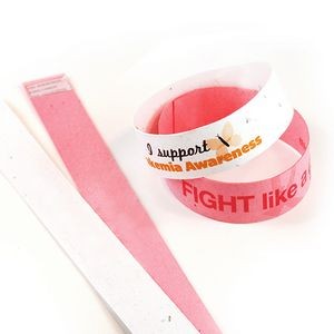 Seed Paper Wristband Slim, 1-Sided