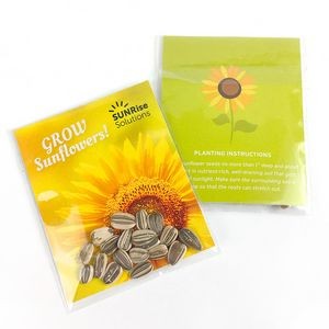 Double Sided Sunflower Seed Packet