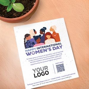 International Women's Day Plantable Donation Cards