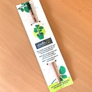 Sprout Pencil With Single-Sided Basil Seed Paper