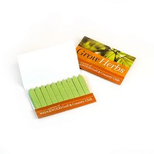 Large Seed Paper Matchbook (20 Matches) - Herb, 1-Sided