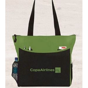 Custom 2-Tone Traveling Tote Bag
