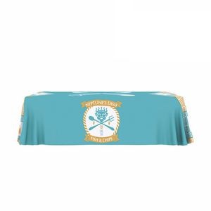 ONE CHOICE 8 Ft. 4-sided Table Throw Full Color