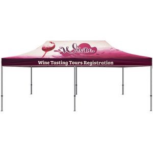 ONE CHOICE® 20 ft. Aluminum Canopy Tent Dye-Sub Graphic Package