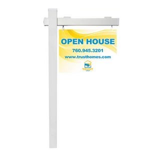 24x18 Real Estate Sign Post Small Graphic (Graphic Package)