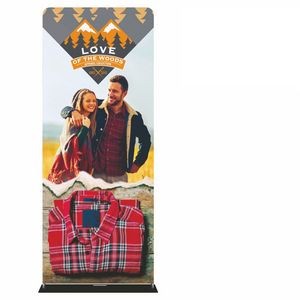 ONE CHOICE 3ft. X 7.5ft. Fabric Display Double-Sided Graphic Package