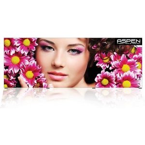 20 ft. Aspen Backwall - 7.5'h Fabric SEG Double-Sided Graphic Package