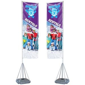 ONE CHOICE® Mondo Flag 17 ft. (Double-Sided Graphic Package)
