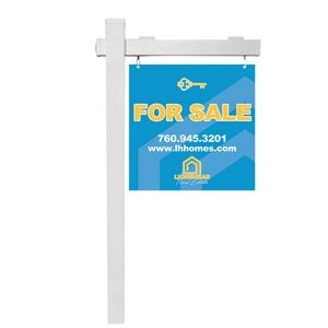 24x24 Real Estate Sign Post Large Graphic (Graphic Package)